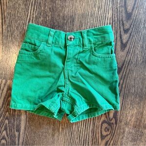 Polo boys Green Kids Shorts